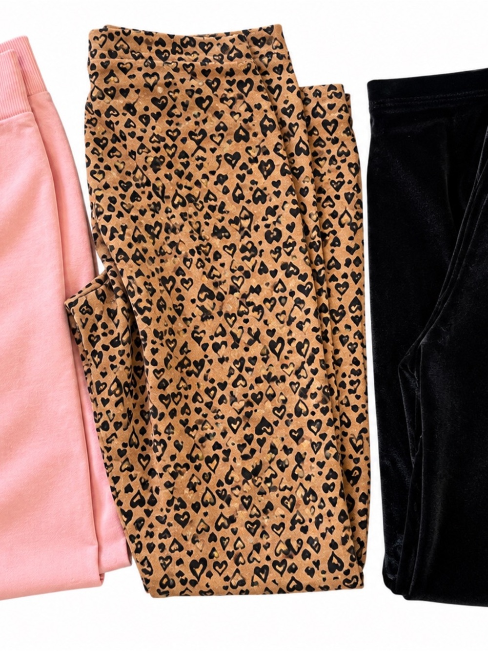 3 Pair of Girls Leggings Size 8 Cat & Jack Old Navy Copper Key
